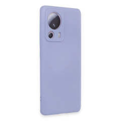 Xiaomi Mi 13 Lite Kılıf Nano İçi Kadife Silikon - Lila