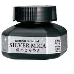 Silver Mica Metalik Gümüş Mürekkep 60 ml.