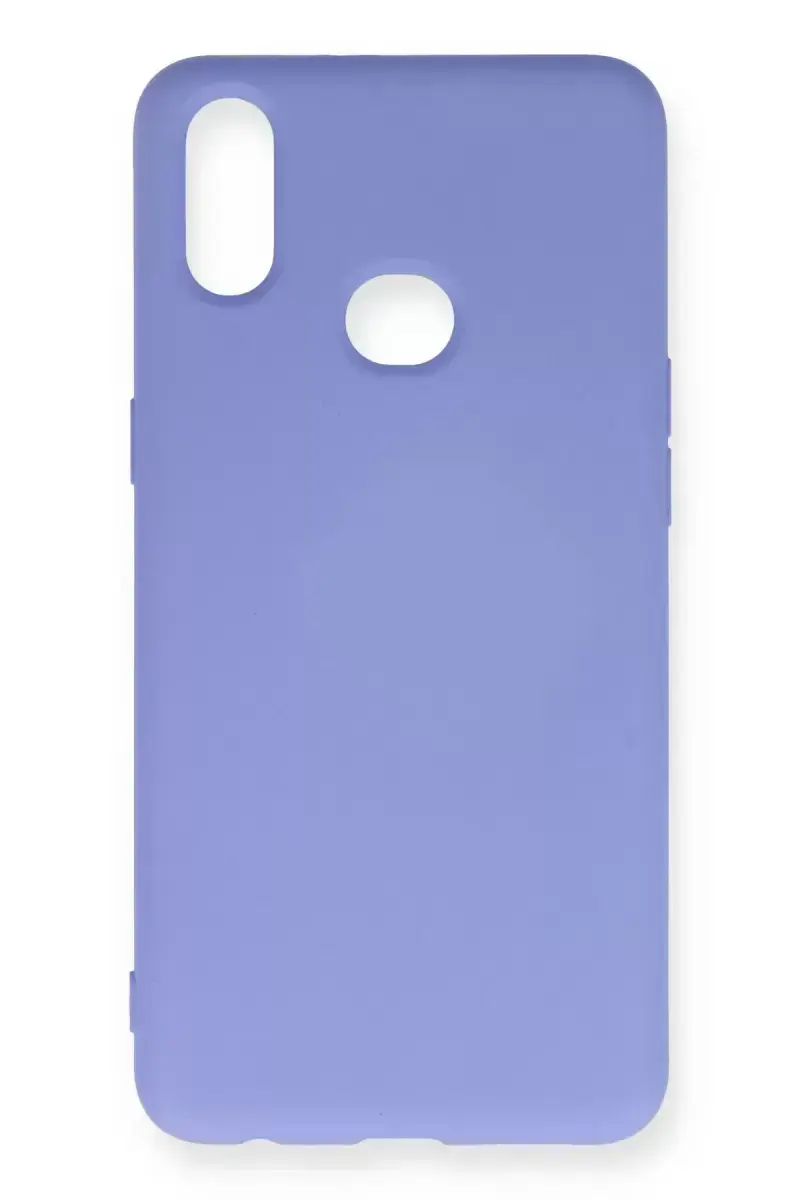 Newface Samsung Galaxy A10s Kılıf Nano İçi Kadife Silikon - Lila