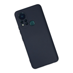İnfinix Hot 11s Kılıf Nano İçi Kadife Silikon - Lacivert