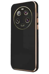 Newface Xiaomi Mi 14 Ultra Kılıf Volet Silikon - Siyah