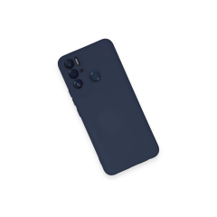 Tecno Pova Neo Kılıf Nano İçi Kadife Silikon - Lacivert