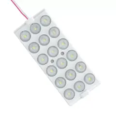 Powermaster 12 Volt 6 Watt Soğuk Beyaz 18 Ledli 2'li Paket Yanıp Sönen Modül Led