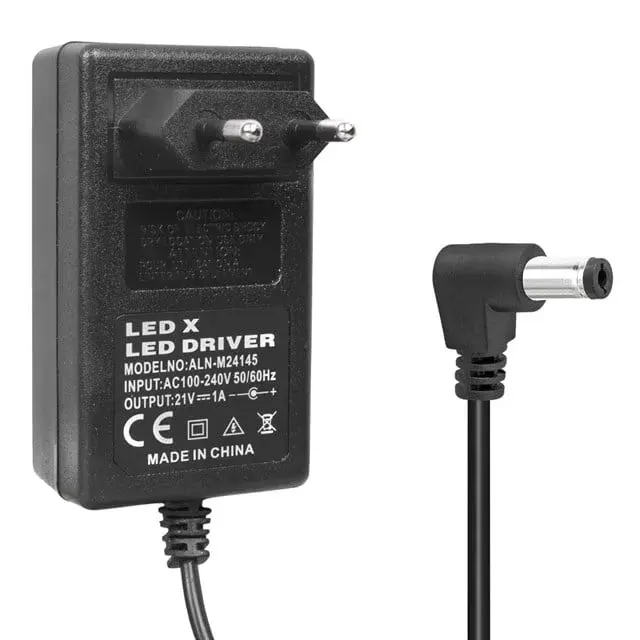 Powermaster Pm-19255 21 Volt - 1 Amper - 21 Watt 5.5*2.5 Mm L Uçlu Şarjlı Matkap Adaptörü
