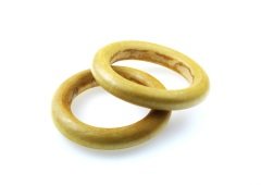 Ahşap Simit Halka - Çapı - 50mm - 2'li