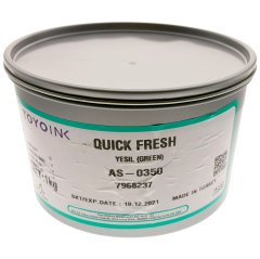 Quick Fresh Matbaa Mürekkebi 1kg N:As-0350 Yeşil