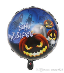 Happy Halloween Balkabağı Folyo Balon 18 İnç