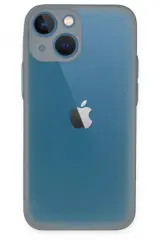 Newface İphone 15 Plus Kılıf Montreal Silikon Kapak - Gri
