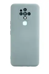 Newface Tecno Camon 16 Kılıf Nano İçi Kadife Silikon - Buz Mavisi