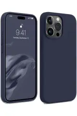 Newface Apple İphone 15 Pro Kılıf First Silikon - Lacivert