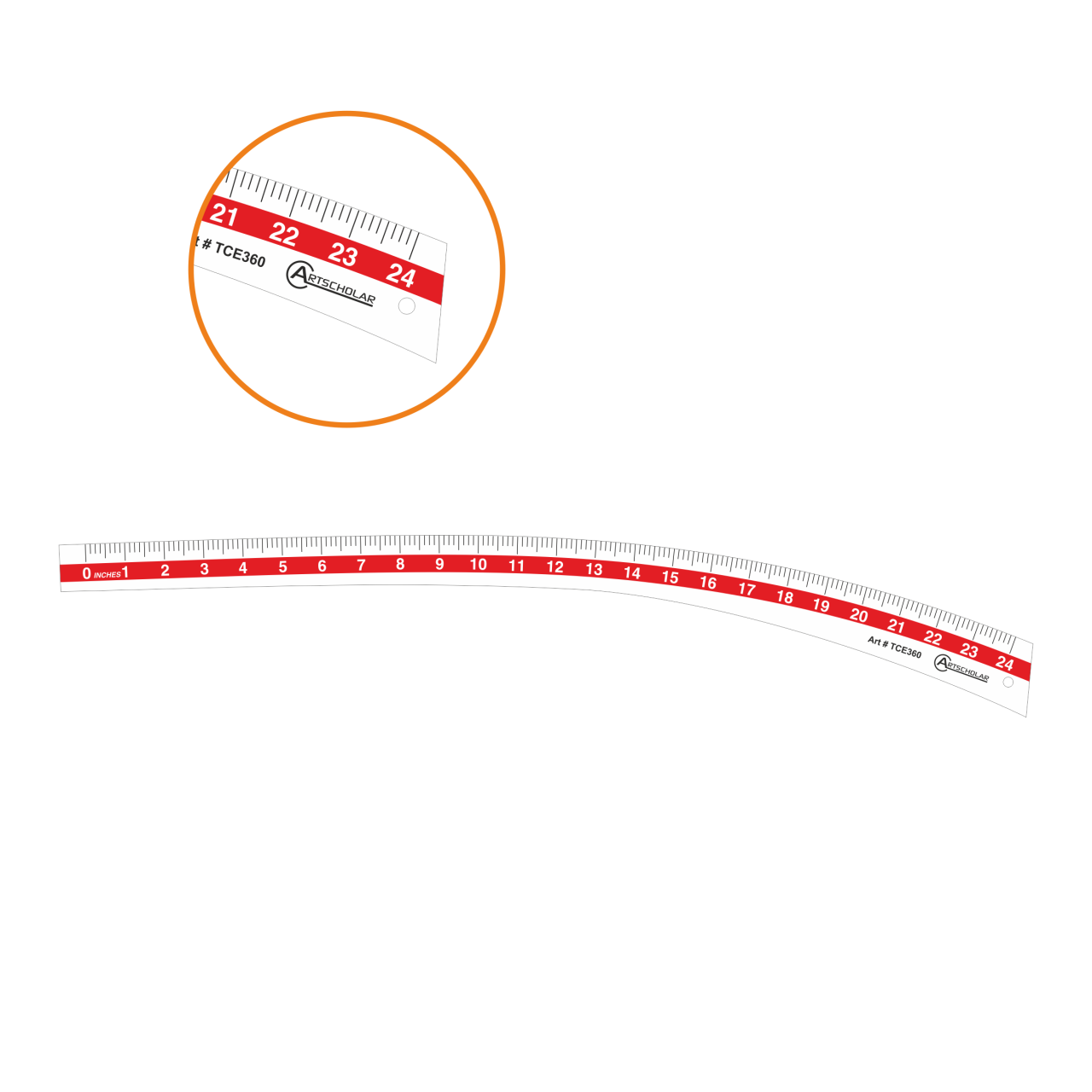 Riga Kalça Eğri Cetveli 60cm N:Tce-360