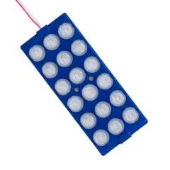 Powermaster 12 Volt 6 Watt Mavi 18 Ledli 2'li Paket Yanıp Sönen Modül Led