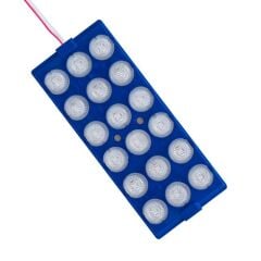 Powermaster 12 Volt 6 Watt Mavi 18 Ledli 2'li Paket Yanıp Sönen Modül Led