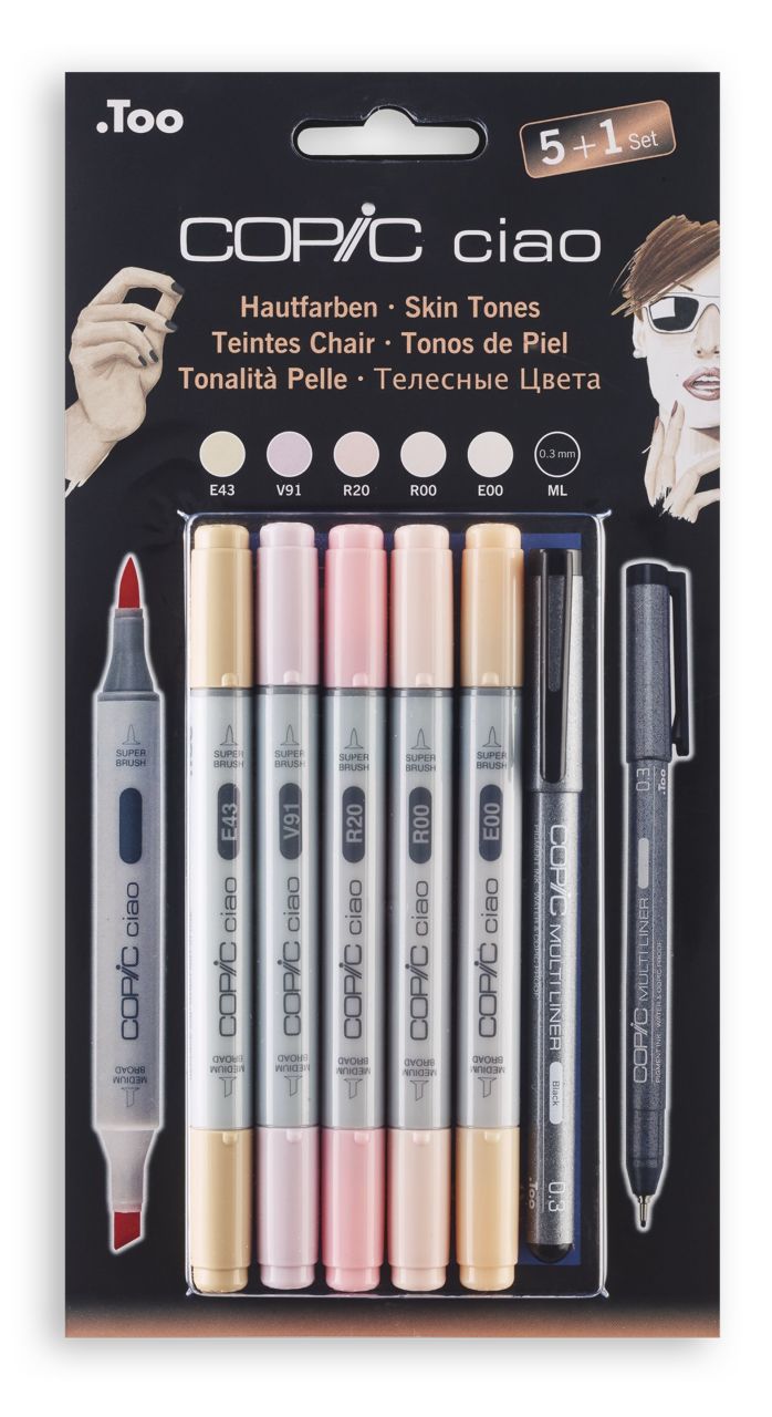 Ciao 5+1 Set - Skin Tones