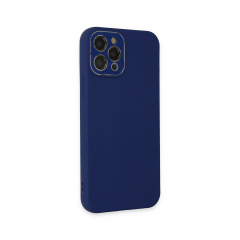 İphone 12 Pro Kılıf Lansman Glass Kapak - Sky Blue