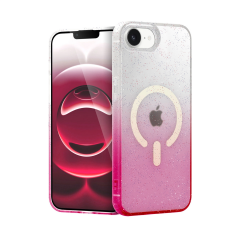 İphone 16e Pummel Shiny Magsafe Kapak - Pembe