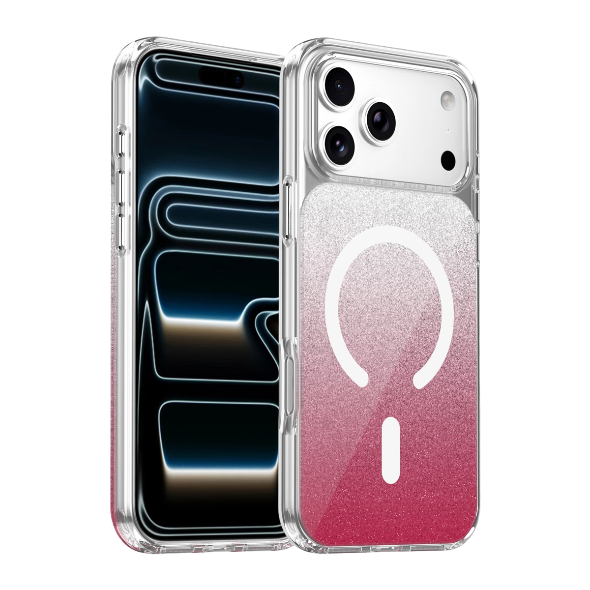 Onegif  İphone 17 Pro Sora Simli Magsafe Kapak - Kırmızı