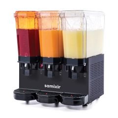 Klasik Triple Soğuk İçecek Dispenseri, 20+20+20 L, Fıskiyeli, Siyah