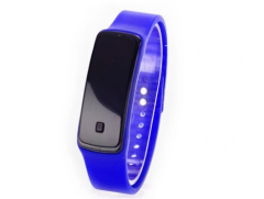 Siyah Ekranlı Led Kol Saati (mavi)