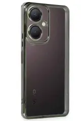 Newface Vivo Y27 Kılıf Razer Lensli Silikon - Yeşil