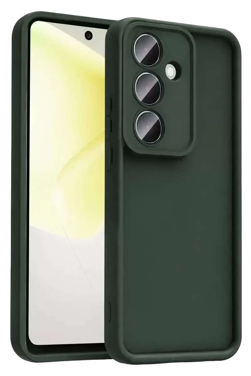 Newface Samsung Galaxy A37 5g Viera Silikon - Koyu Yeşil