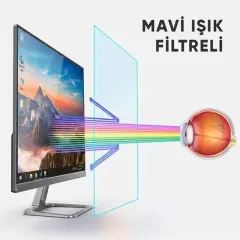 Weko Wk-29920 22'' Mavi Işık Filtreli Monitör Ekran Koruyucu Darbeye Dayanıklı 2mm Optik Difüzörlü
