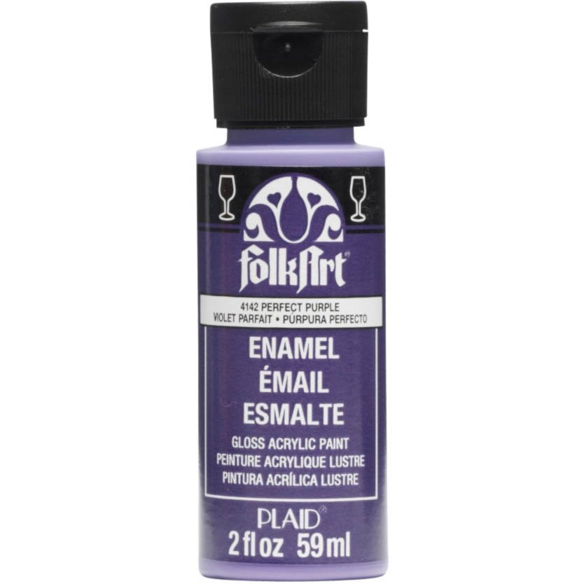 Folkart Enamel Akrilik Boya 59ml. N:4142 Perfect Purple
