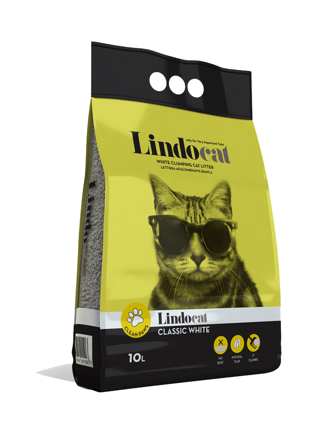 Lindocat Kokusuz Kalın Taneli Topaklanan Kedi Kumu 10 lt