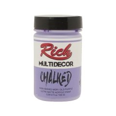 Multidecor Chalked Akrilik Boya - 100cc - Eskimiş Mor - N:4536