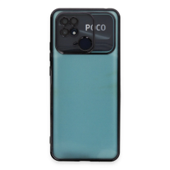 Xiaomi Redmi 10c Kılıf Razer Lensli Silikon - Siyah