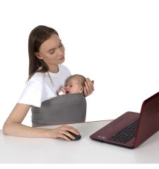Sevi Bebe Anne Sıcaklığı Sling - Gri