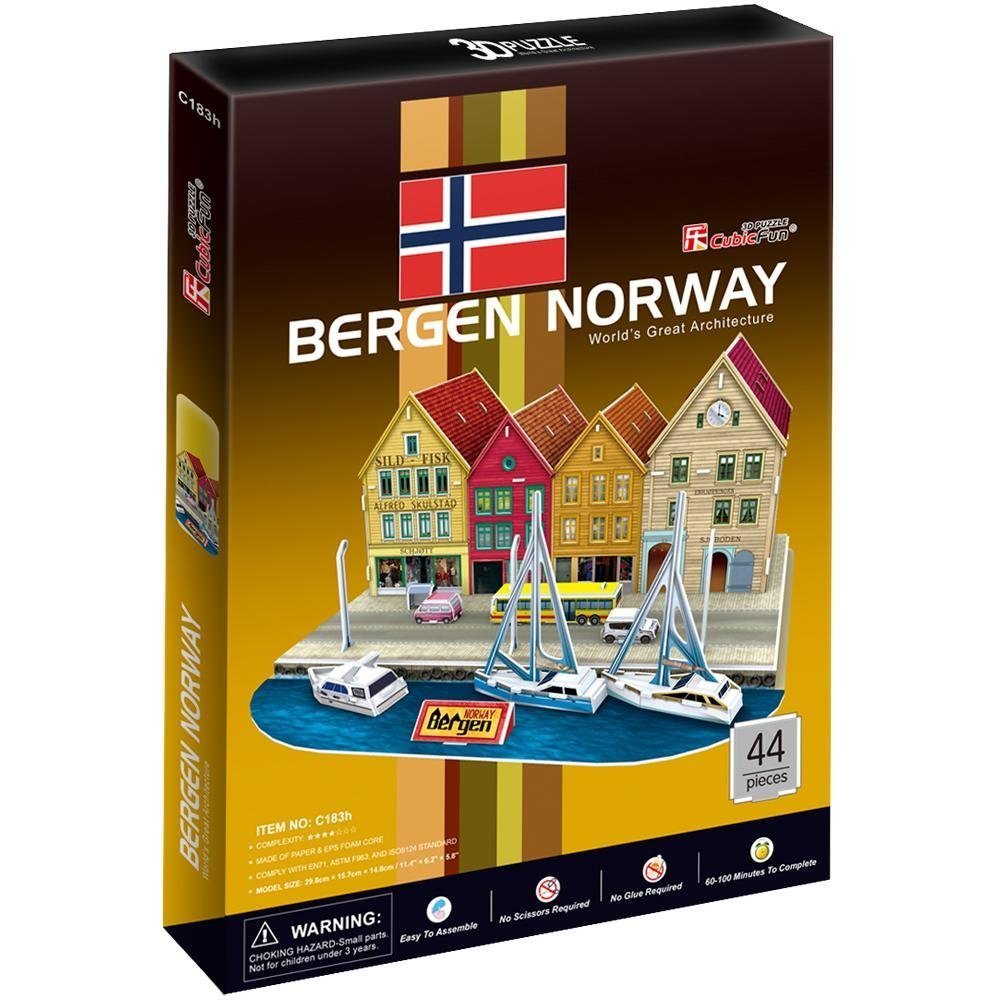 Bergen İskelesi 3D Puzzle