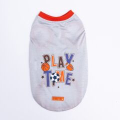 Pawstar Grey Sporty Tişört Small 23x24x37 cm
