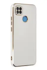 Newface Xiaomi Redmi 9c Kılıf Volet Silikon - Beyaz