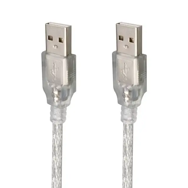 Powermaster Usb Erkek-erkek Şeffaf Kablo 5 Metre