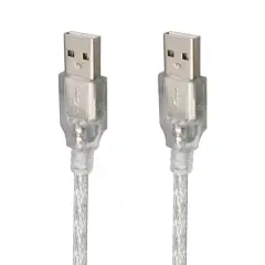 Powermaster Usb Erkek-erkek Şeffaf Kablo 5 Metre