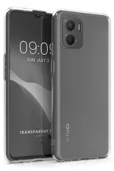 Newface Vivo Y15s Kılıf Lüx Şeffaf Silikon