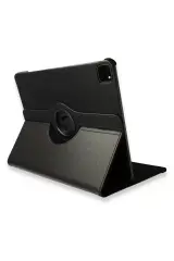 Newface İpad Pro 12.9 (2021) Kılıf 360 Tablet Deri Kılıf - Siyah