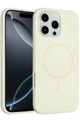 Joko İphone 16 Pro Max Kılıf Jully Magsafe Kapak - Bej