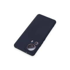 Xiaomi Mi 13 Lite Kılıf Nano İçi Kadife Silikon - Lacivert