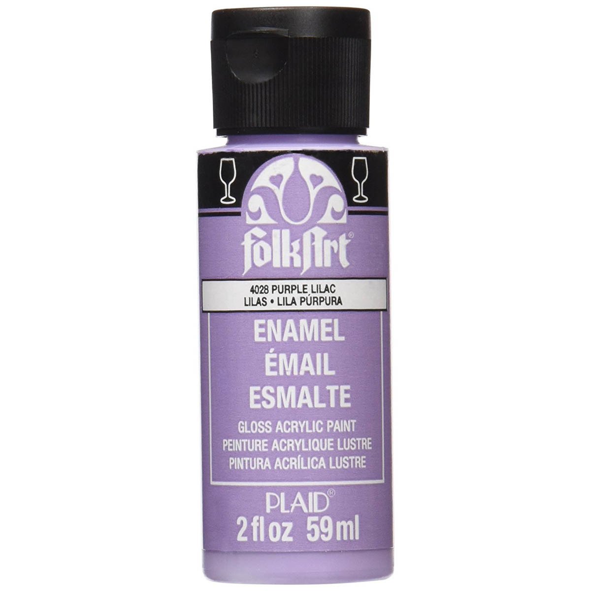 Folkart Enamel Akrilik Boya 59ml. N:4028 Purple Lilac