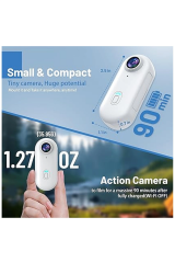 Mini Wıfı Aksiyon Kamerası 1080p Taşınabilir Vücut Kamerası Giyilebilir Video Kaydedici Ipx7 Su Geçirmez