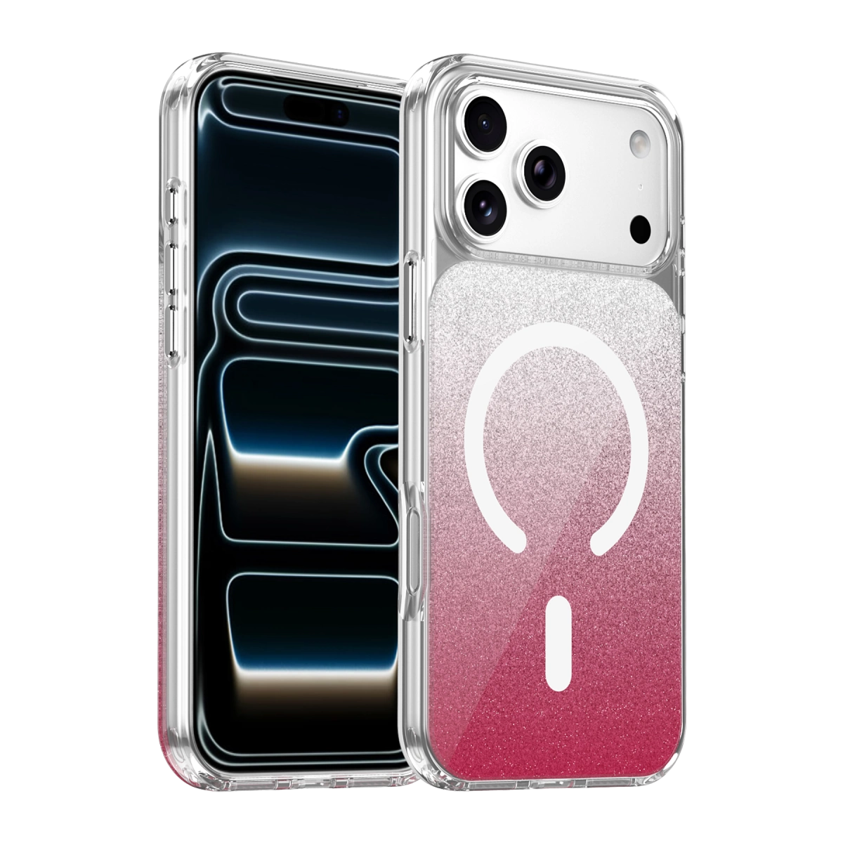 Onegif  İphone 17 Pro Max Sora Simli Magsafe Kapak - Kırmızı