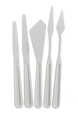 Plastik Spatül Seti - 5 Parça