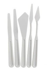 Plastik Spatül Seti - 5 Parça