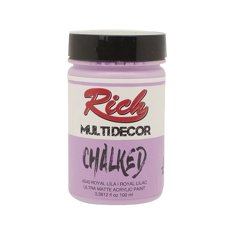 Multidecor Chalked Akrilik Boya - 100cc - Royal Lila - N:4540