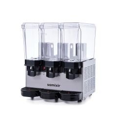 Klasik Triple Soğuk İçecek Dispenseri, 20+20+20 L, Fıskiyeli-Karıştırıcılı-Karıştırıcılı, Inox