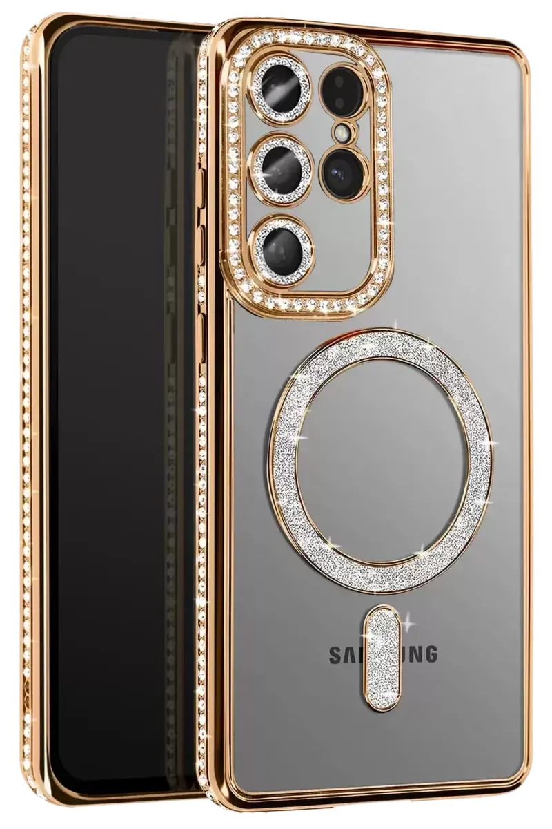 Joko Samsung Galaxy S26 Ultra Joke Simli Magneticsafe Kılıf - Gold