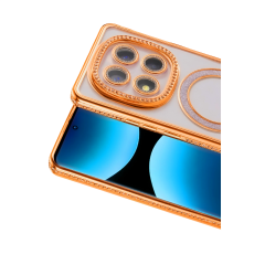 Xiaomi Redmi Note 15 Pro 5g Joke Simli Magneticsafe Kılıf - Turuncu