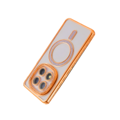 Xiaomi Redmi Note 15 Pro 5g Joke Simli Magneticsafe Kılıf - Turuncu